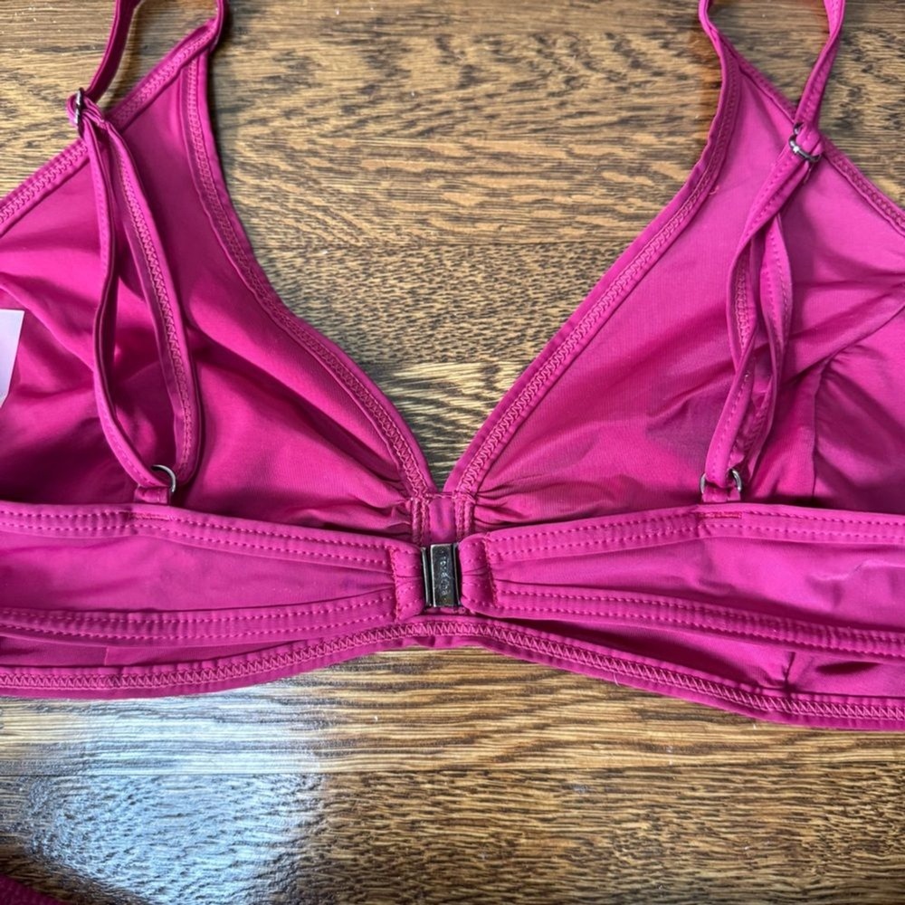 Rosa Cha Magenta High Waist‎ Bikini Set Size Large - Picture 5 of 6